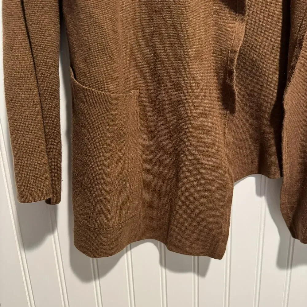 J Crew Eloise Sweater Blazer Brown Size Small - Picture 3 of 6